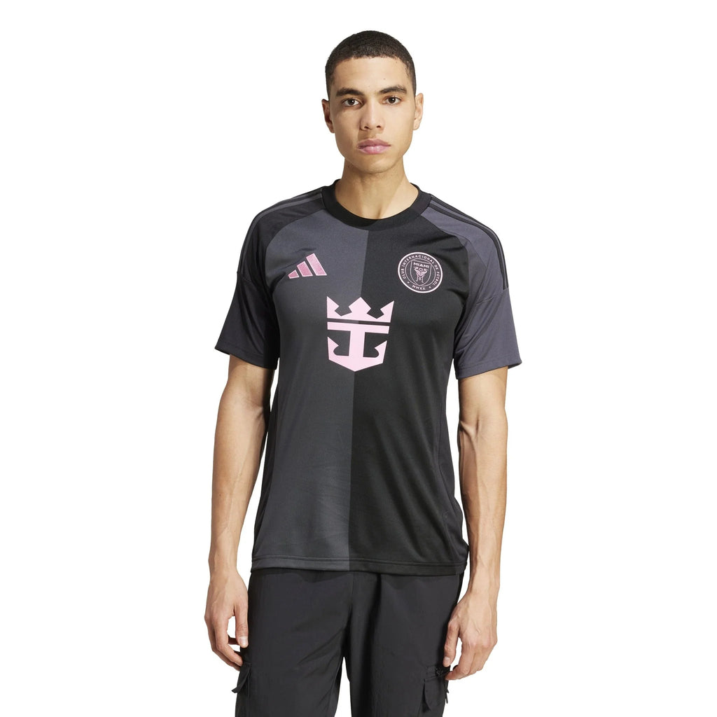 adidas Mens Inter Miami CF Messi Away Jersey 25 26 Black