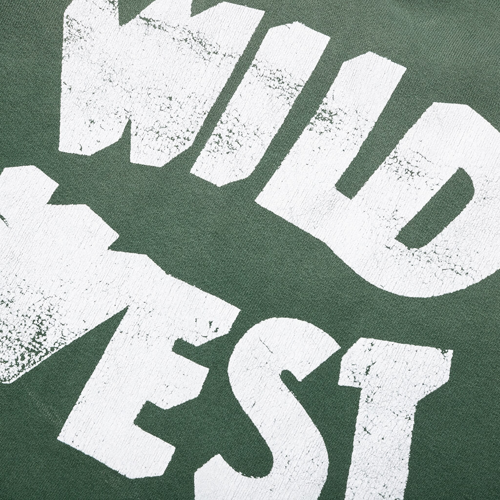 Wild West Hooded Sweatshirt Olive Green