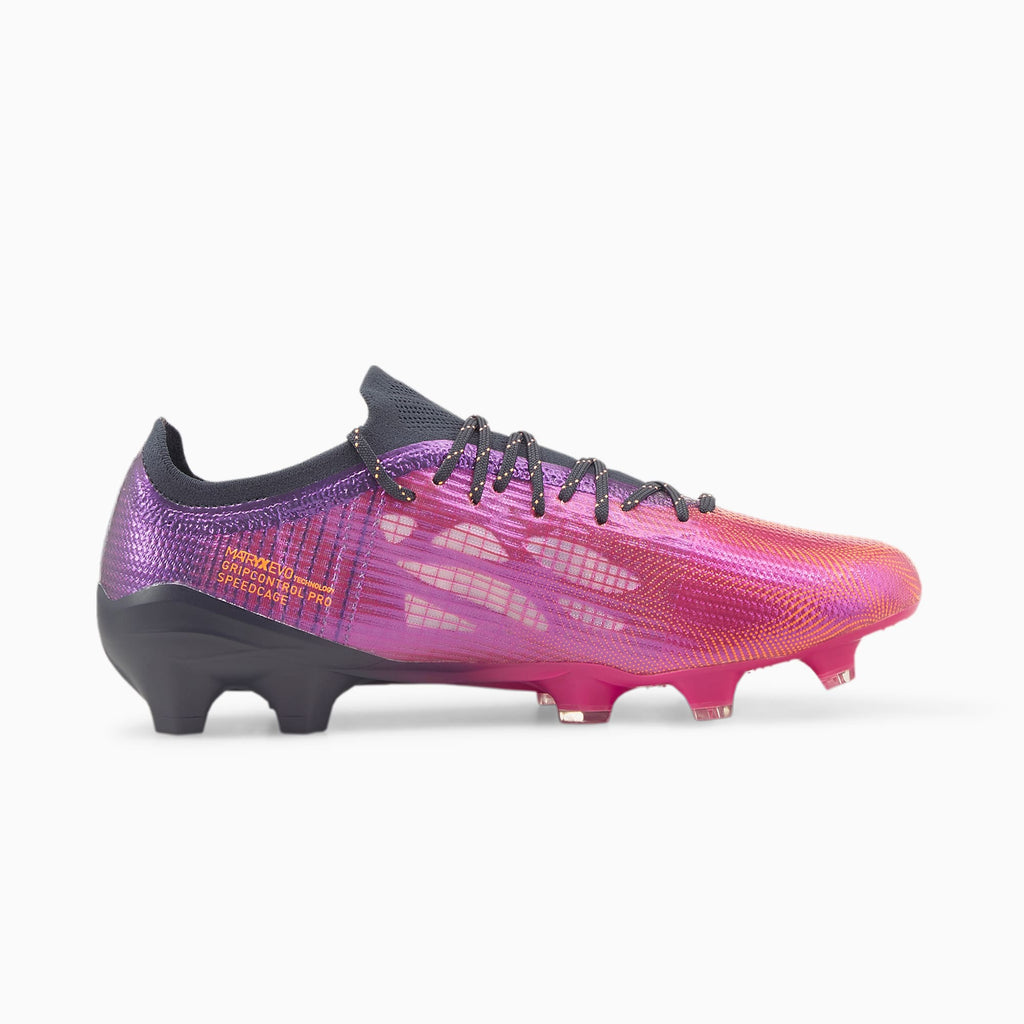 PUMA Ultra 14 FG AG Mens Soccer Cleats Fuchsia Neon Citrus Parisian