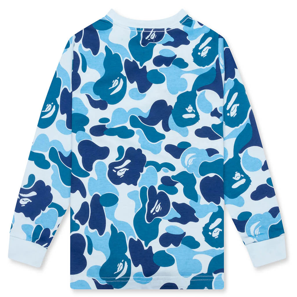 Kids ABC Camo L S Tee Blue