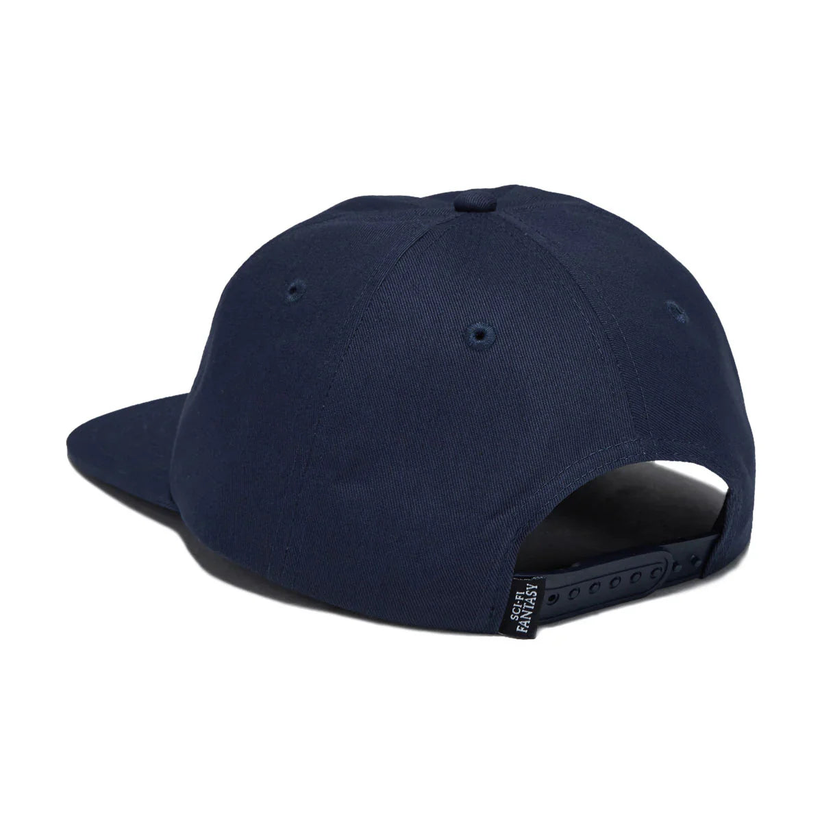 Sci Fi Fantasy Herringbone Logo Hat Navy Red
