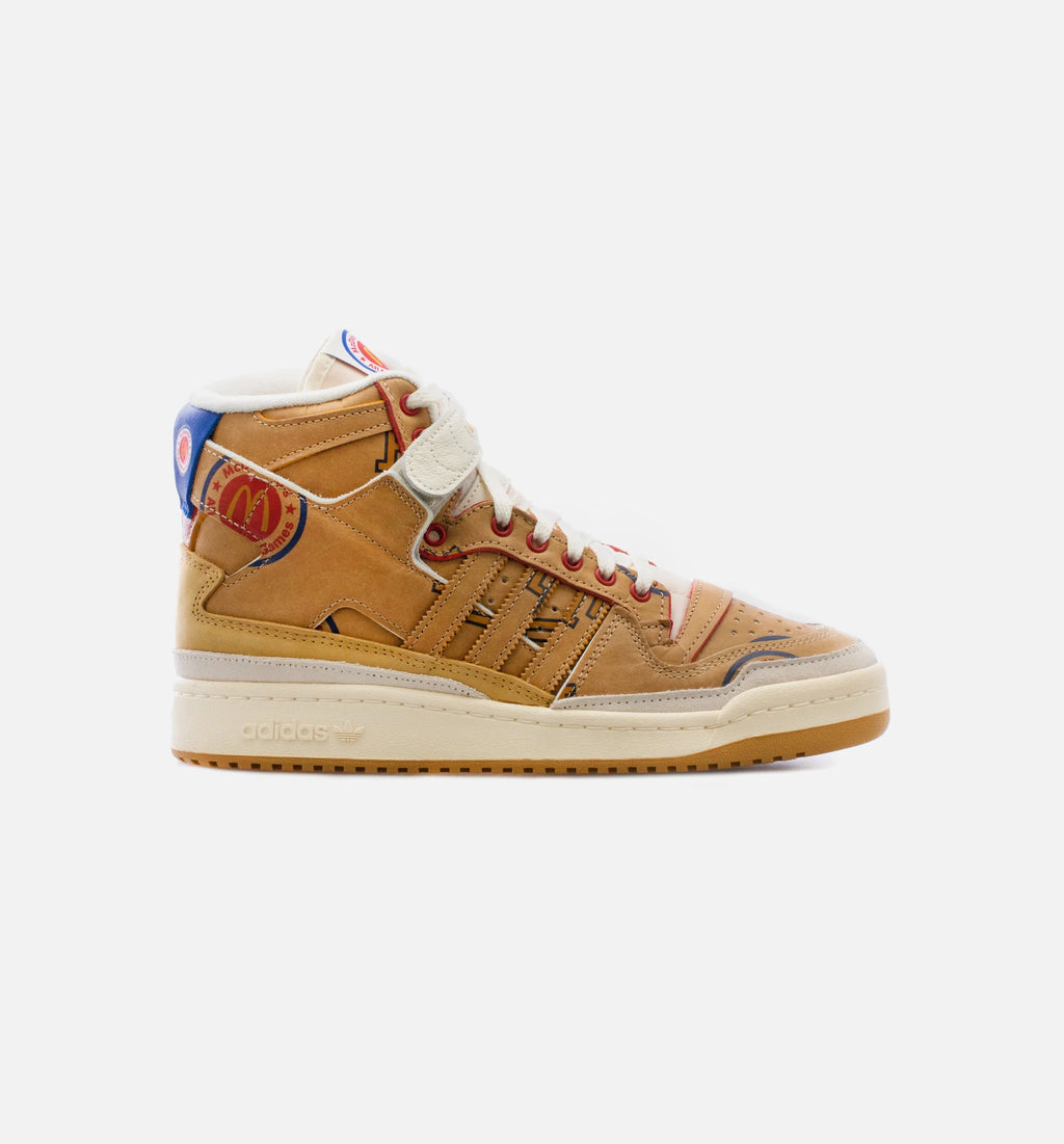 Eric Emanuel x Forum 84 High McDonalds All American Mens Lifestyle Shoe White Beige