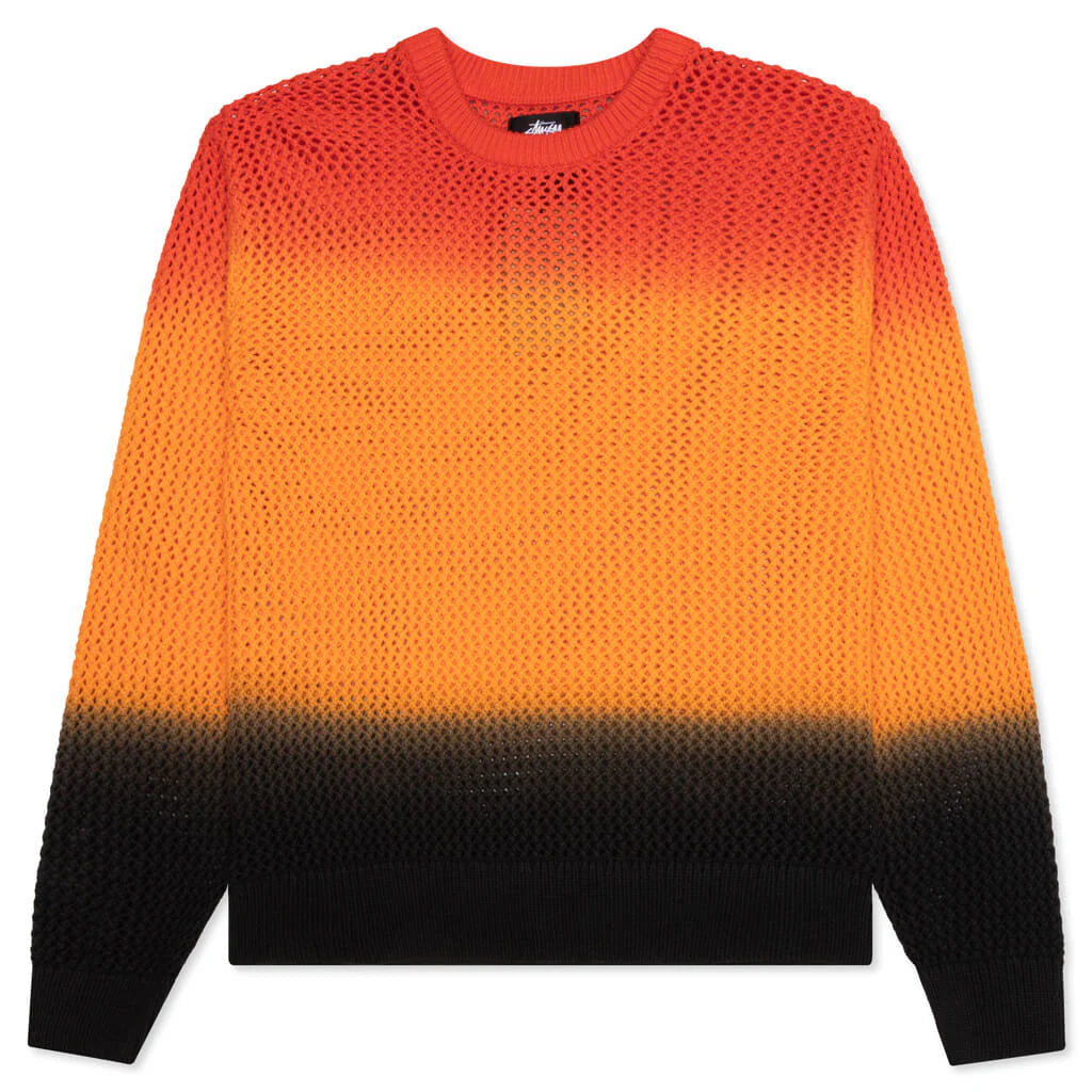 Pigment Dyed Loose Gauge Sweater Lava