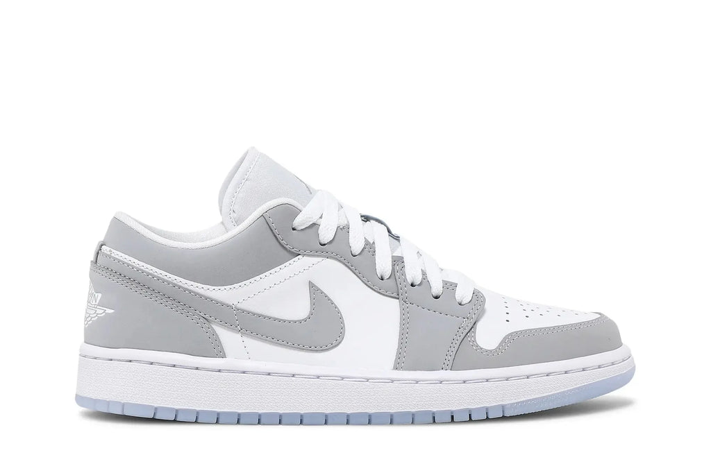 Wmns Jordan 1 Low White Wolf Grey