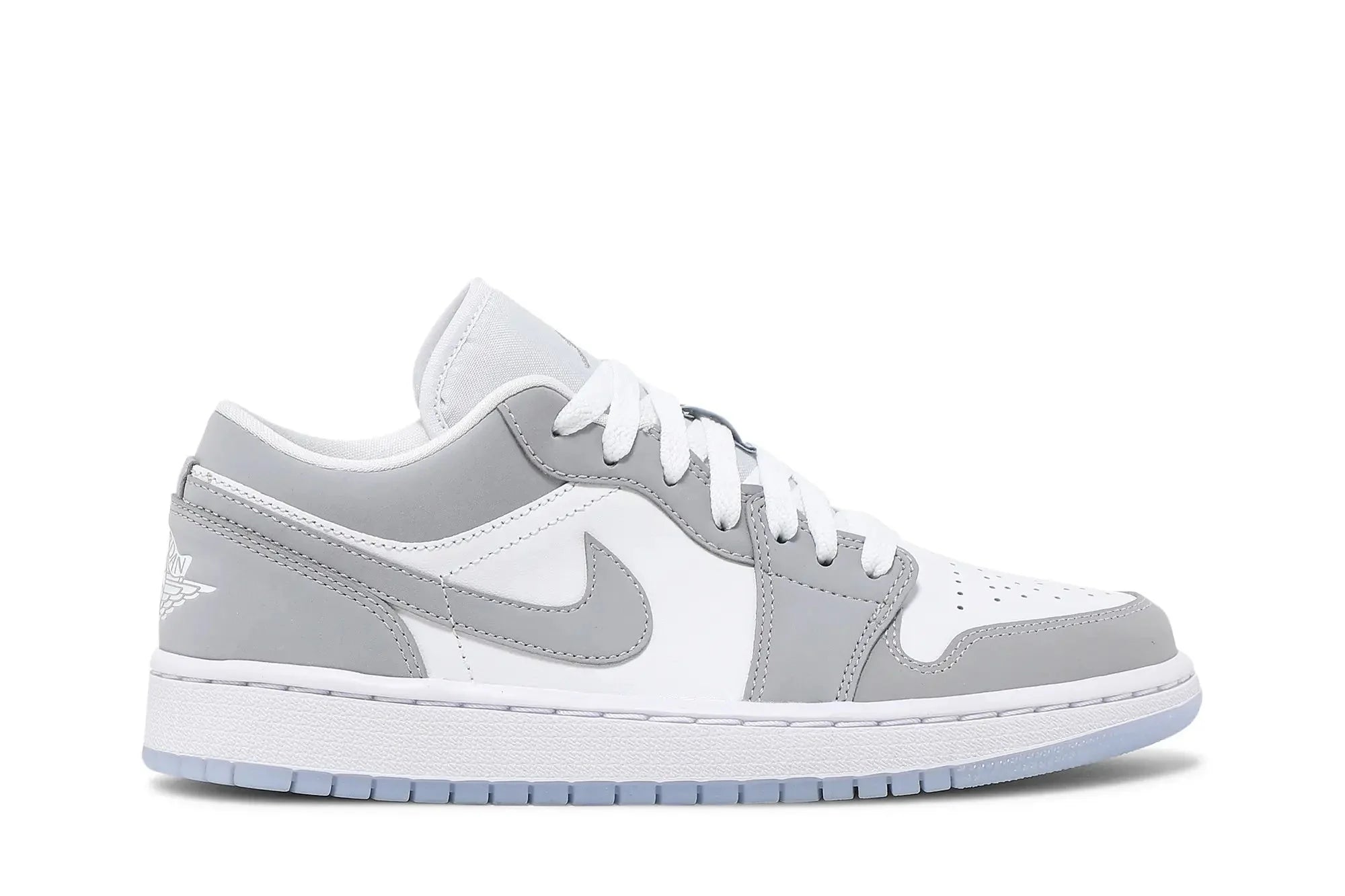 Wmns Jordan 1 Low White Wolf Grey