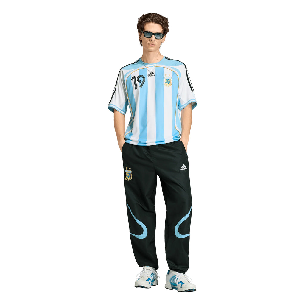 adidas Argentina Home Messi Mens Soccer Jersey 2006 White Sky Blue