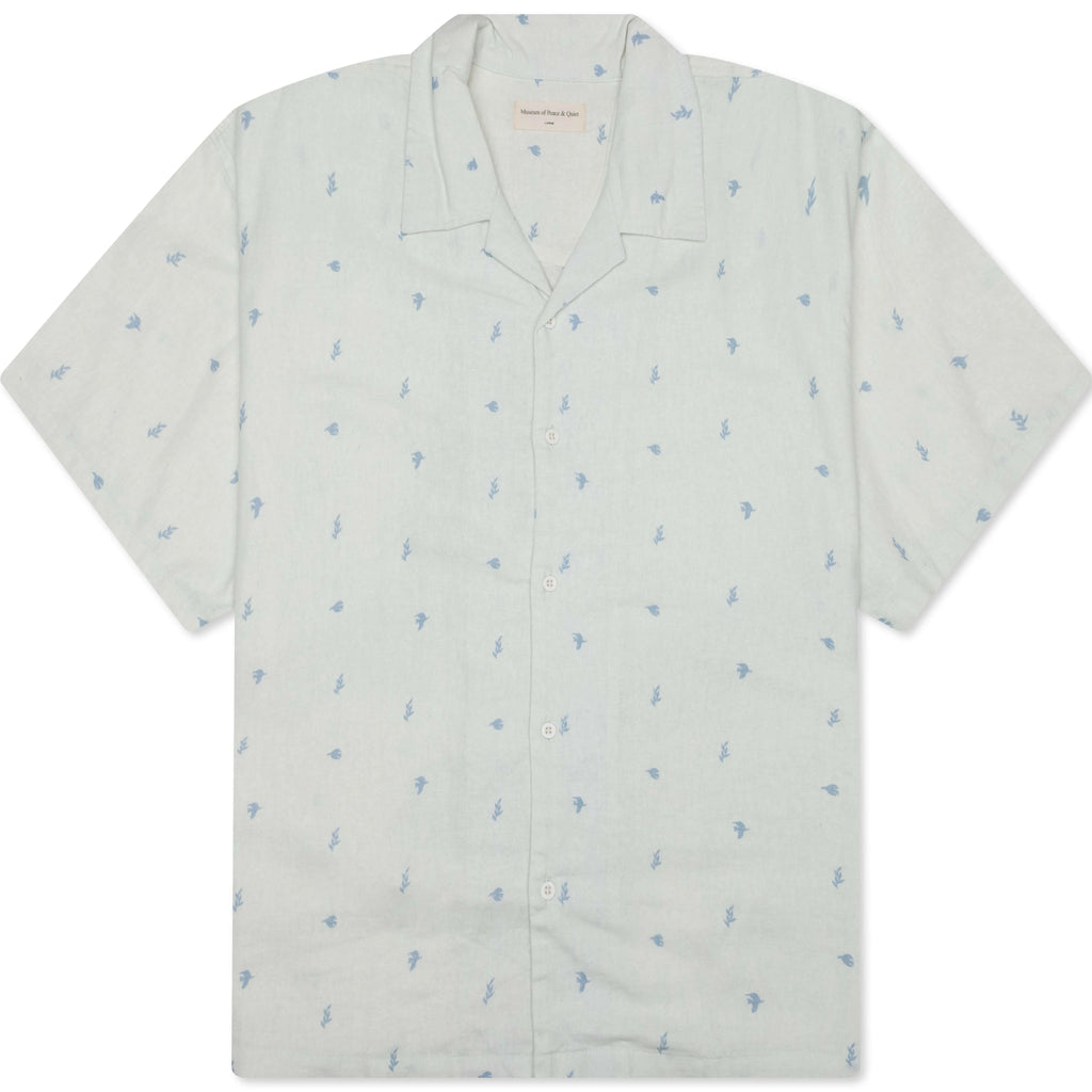 Doves Linen Button Up White