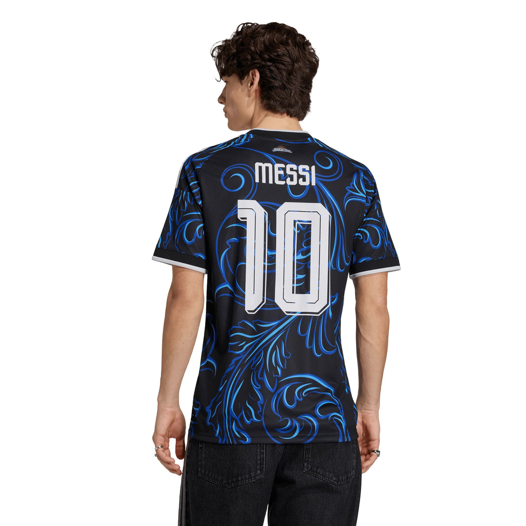 adidas Argentina Away Messi Mens Soccer Jersey 2026 Black Blue