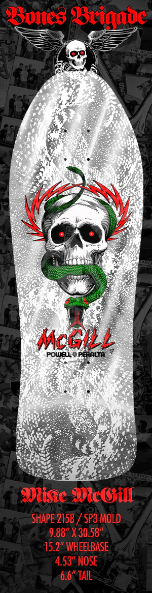 Bones Brigade Mike Mcgill Series 17 Reissue Skateboard Deck