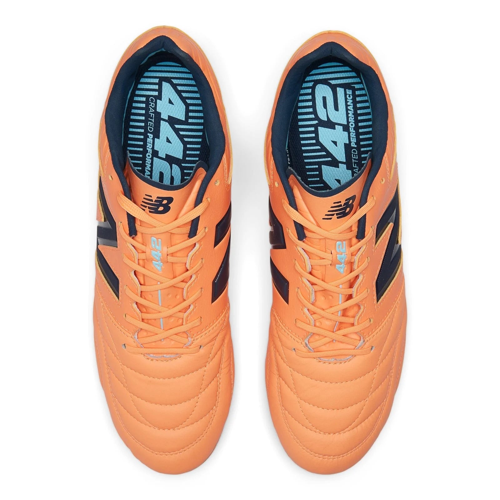 New Balance 442 Pro FG V2 Firm Ground Soccer Cleats Hot Mango