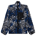 Sherpa Reversible Jacket Blue Leopard