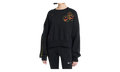 Sportswear Smiley Fleece Sweatshirt WMNS "Black" DQ3543 010
