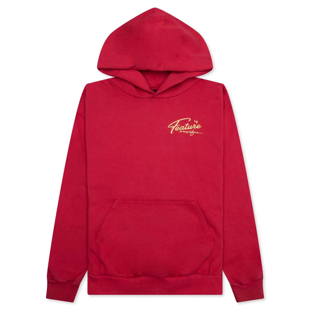 Feature x Wynn Shine Hoodie Scarlet