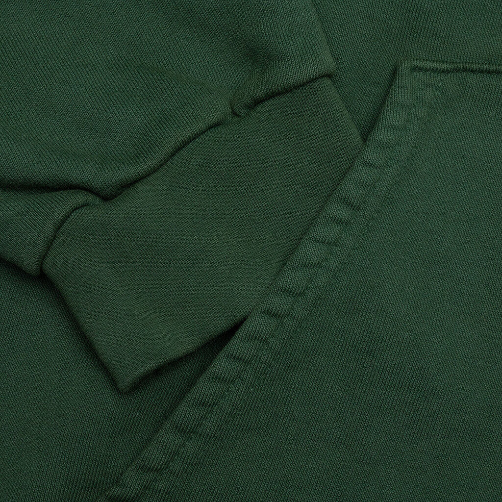 Puffed Hoodie Dark Green