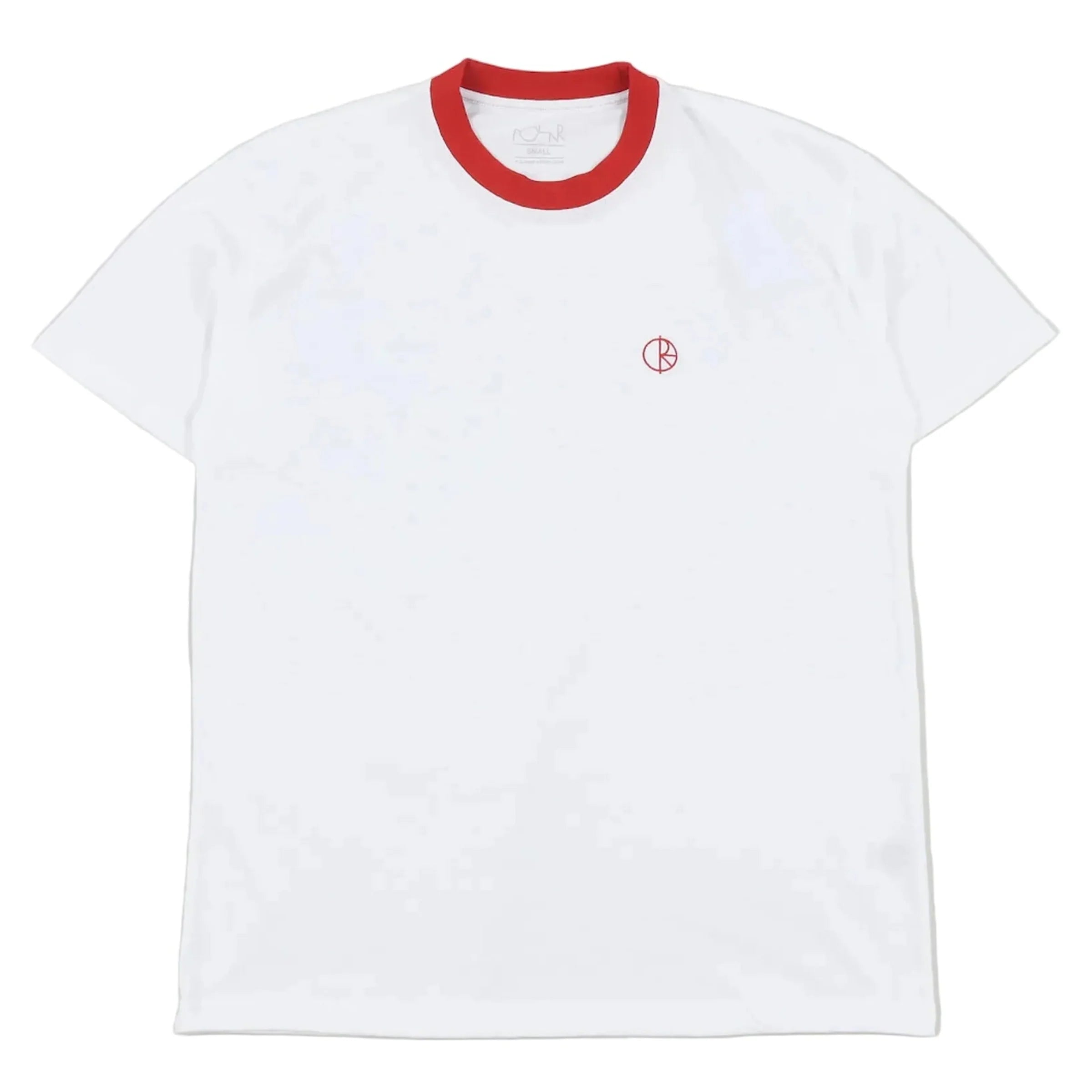 Polar Skate Co Ringer Tee White Red