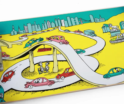 Traffic Josh Feist Places Youll Go Complete Skateboard