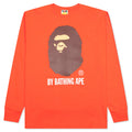 By Bathing Ape L S Tee Orange