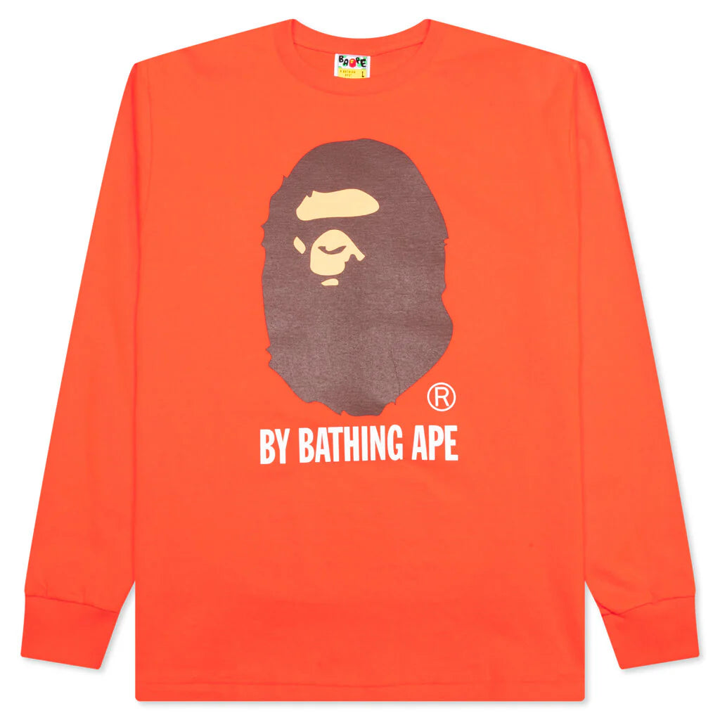 By Bathing Ape L S Tee Orange