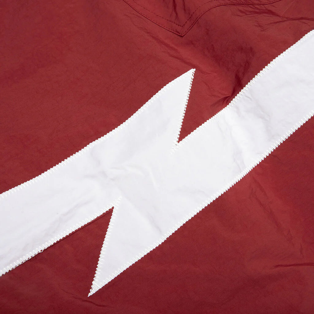 Anvil 3 Quarter Shorts Red