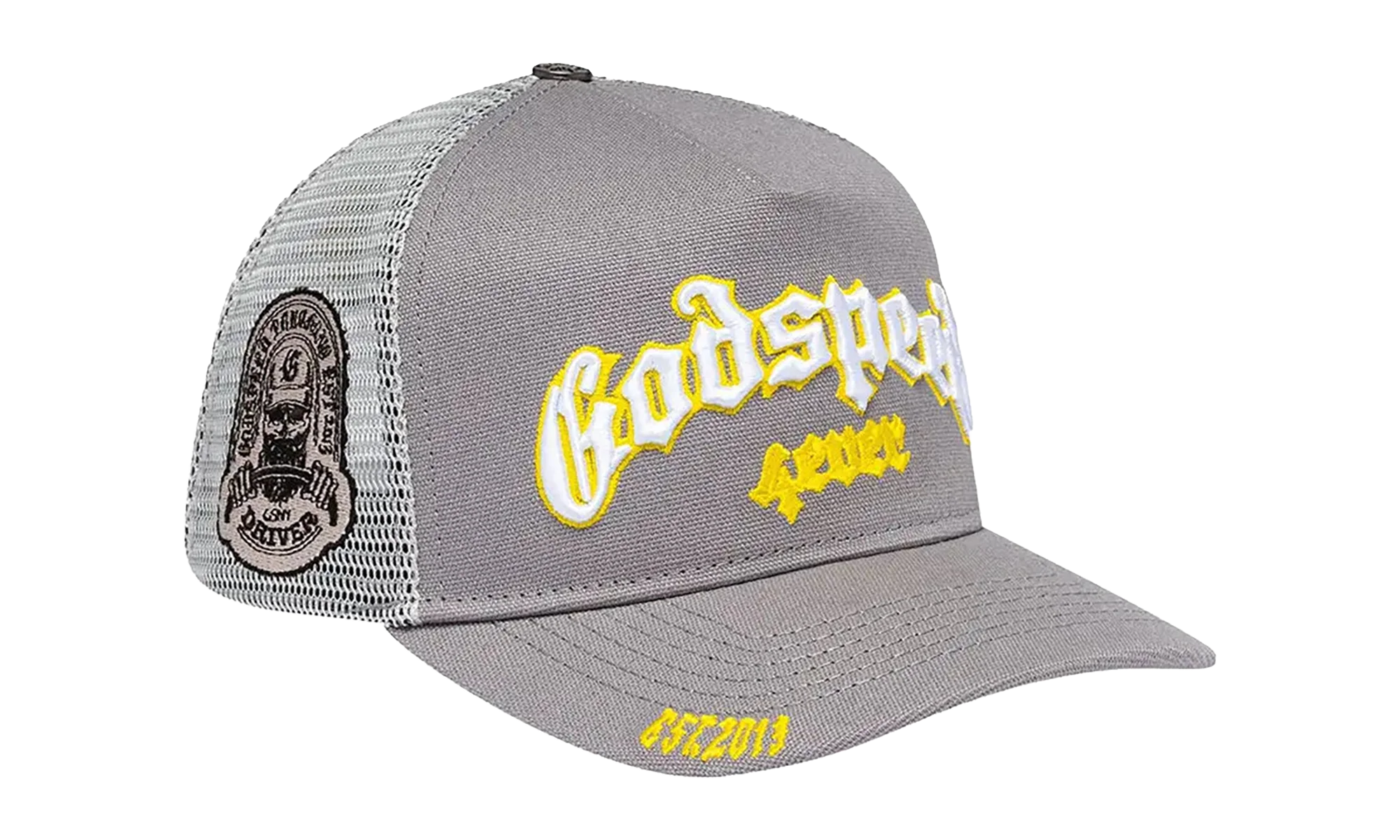 GS Forever Trucker Hat "Grey Yellow Boom" GS114