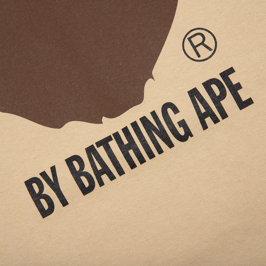 By Bathing Ape L S Tee Beige