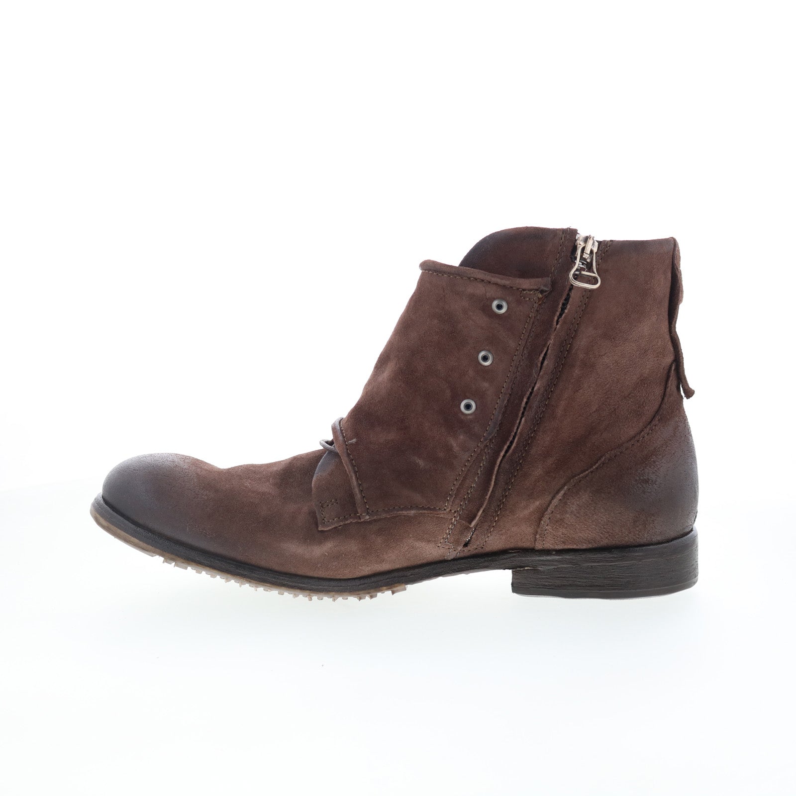 Cooper 401202-2001-6507 Mens Brown Suede Zipper Casual Dress Boots