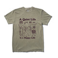 The Quiet Life Happy Life Tee Khaki