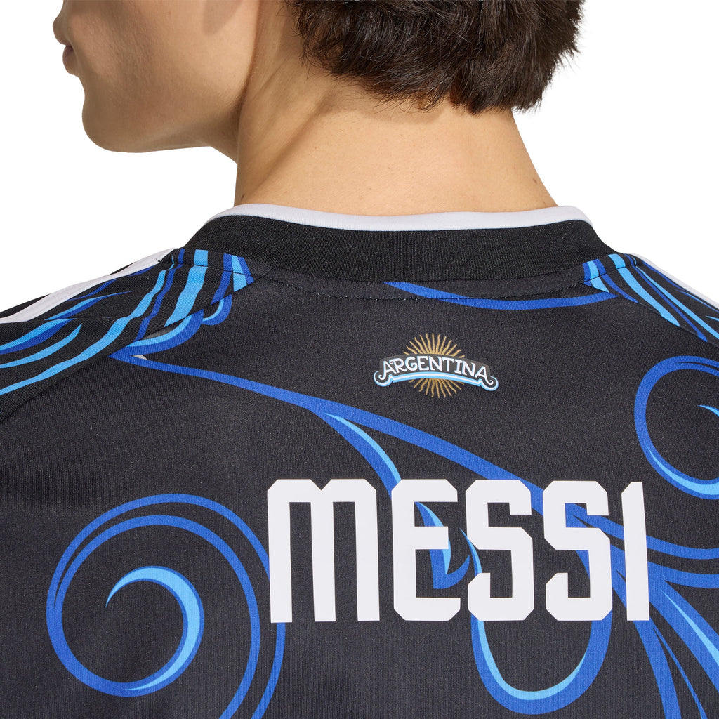 adidas Argentina Away Messi Mens Soccer Jersey 2026 Black Blue