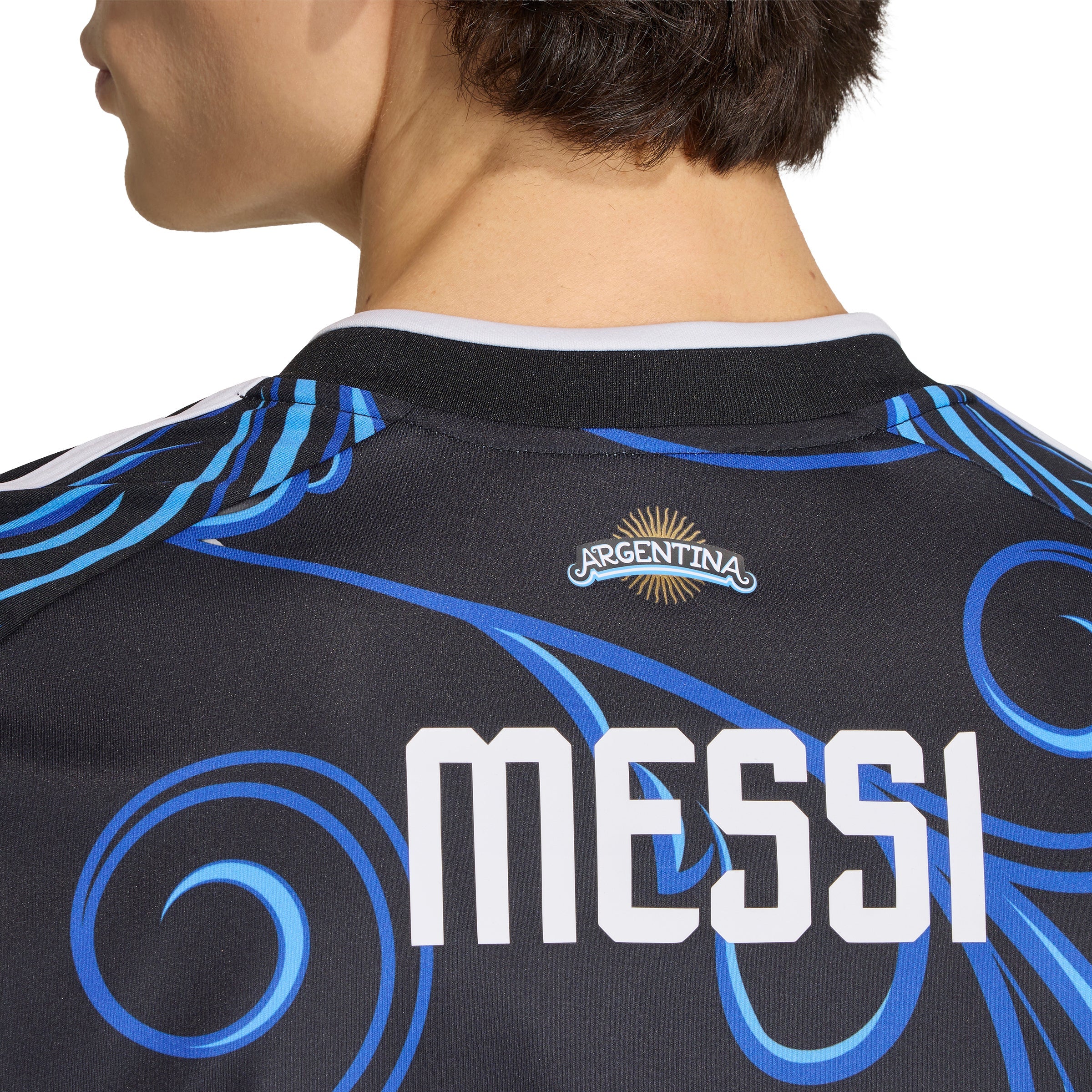 adidas Argentina Away Messi Mens Soccer Jersey 2026 Black Blue