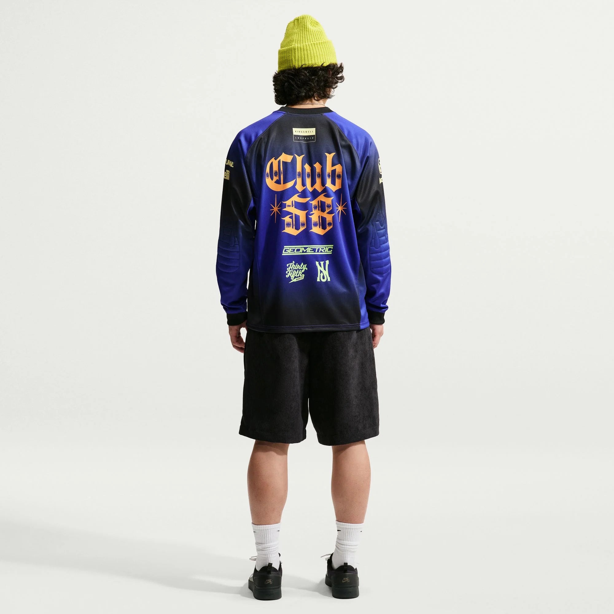 Nike SB Club 58 Long Sleeve Skate Top Dark Concord