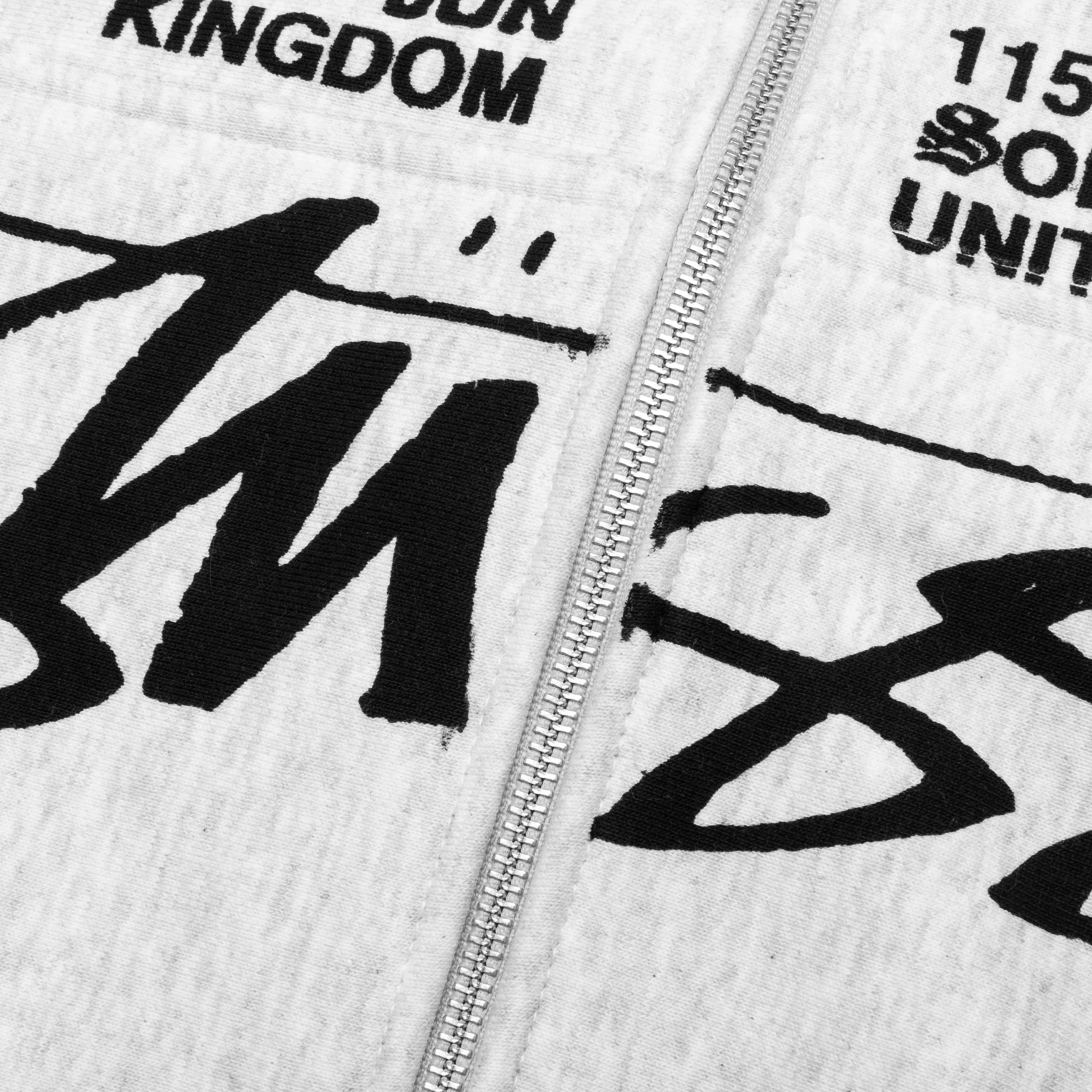 Locations Zip Hoodie Ash Heather