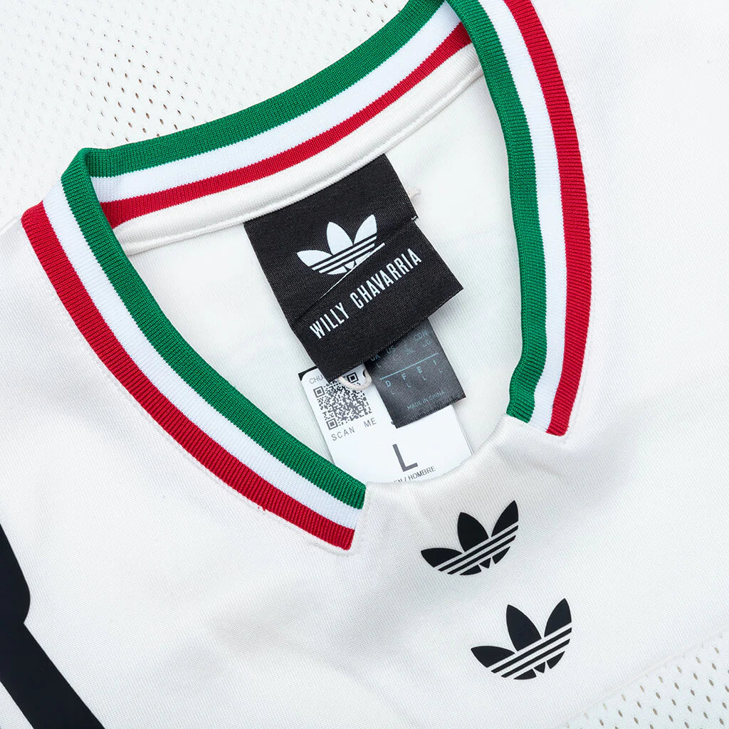 Adidas Originals x Willy Chavarria Basketball Jersey Off White Black