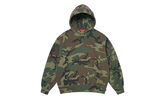 Overdyed Studded Hooded Sweatshirt "SS26 - Camo" SU27376