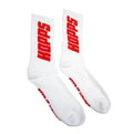 BIGHOPPS socks white red