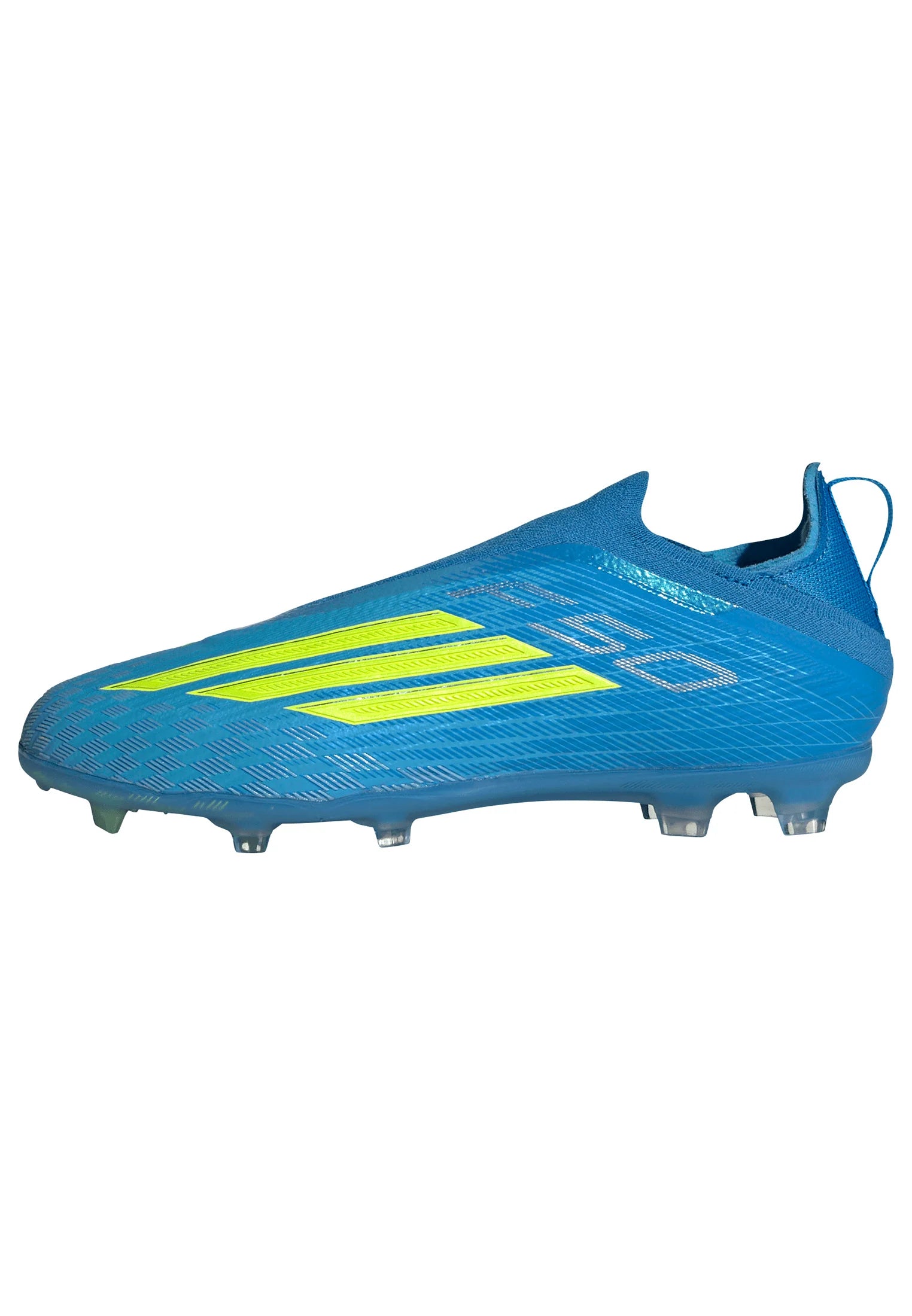 adidas F50 Elite Laceless FG Firm Ground Youth Soccer Cleats Blue Yellow Aqua