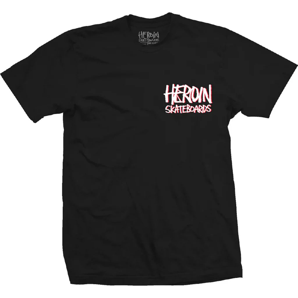 Heroin Skateboards A Night on Egg Street Tee