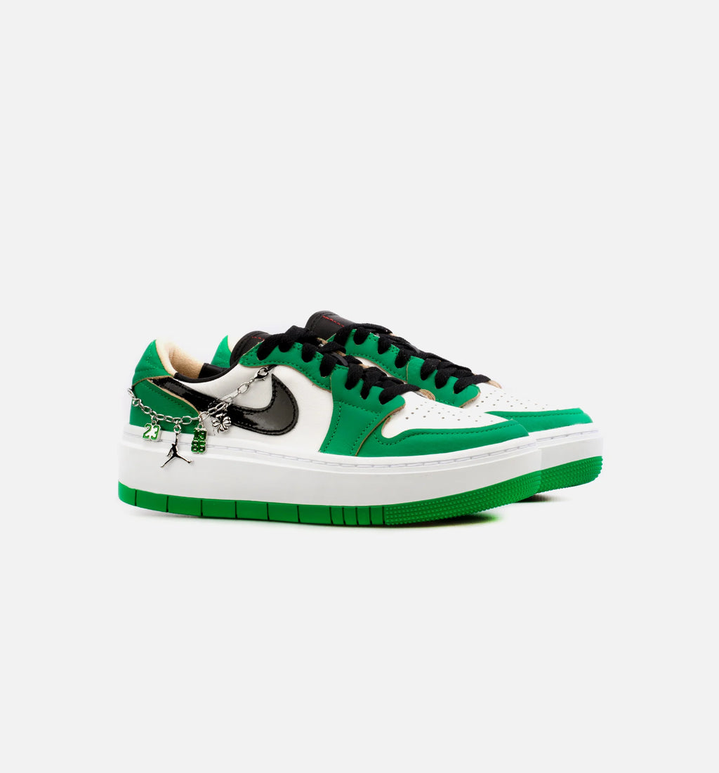 Air Jordan 1 Elevate Low Lucky Green Womens Lifestyle Shoe Green White