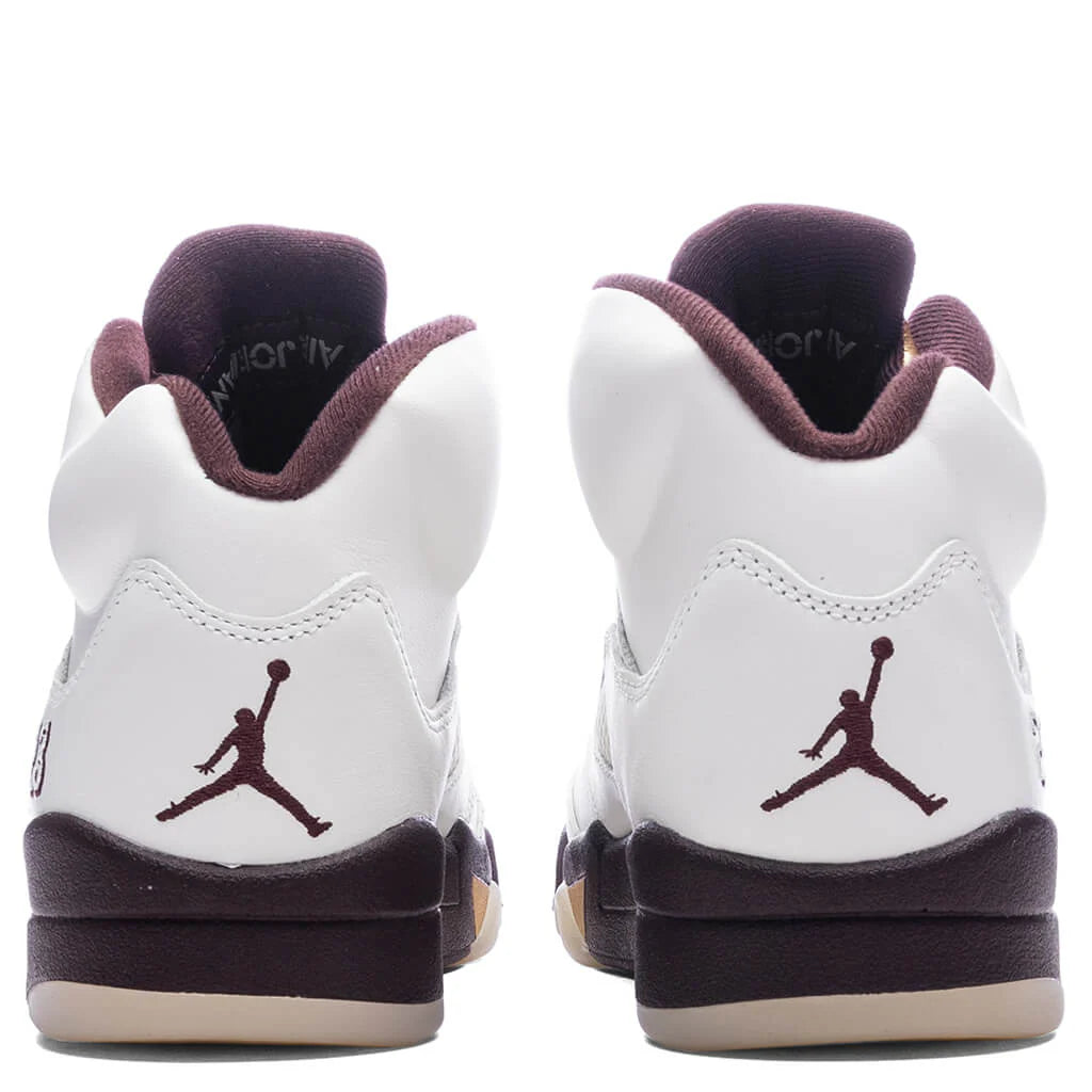 Womens Air Jordan 5 Retro Earth Earth Metallic Gold Sail Muslin