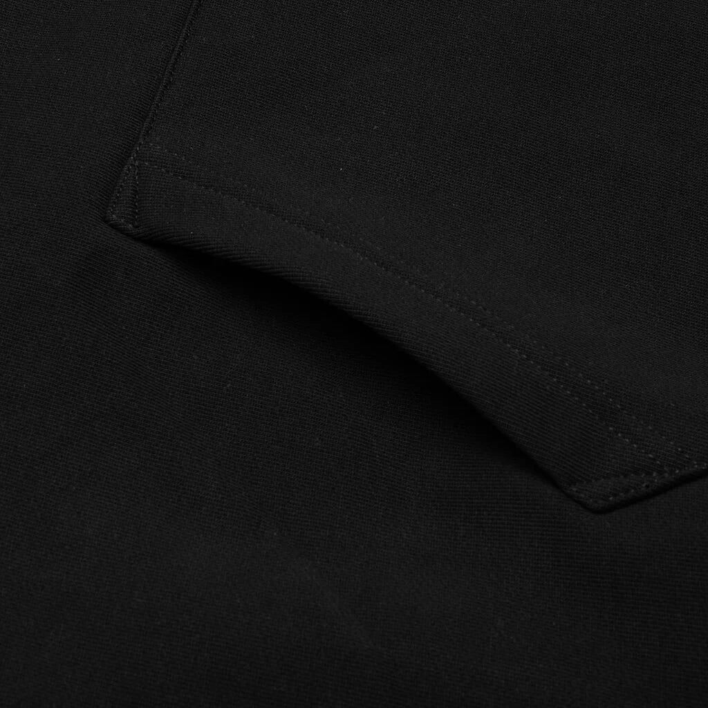 Academy Hoodie Black White