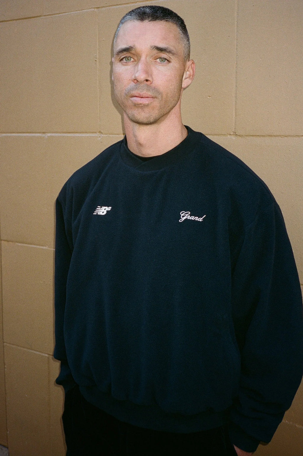 Grand Collection X New Balance Polar Fleece WindShirt Black
