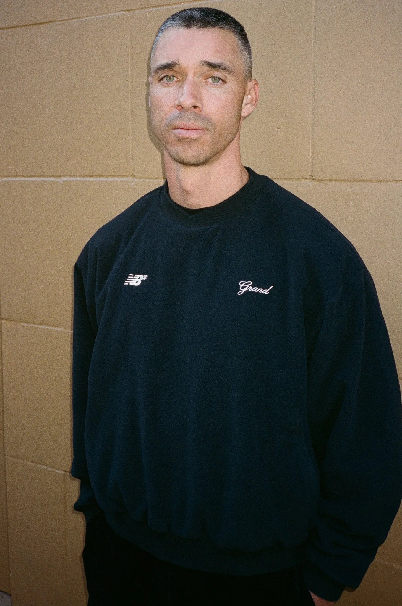 Grand Collection X New Balance Polar Fleece WindShirt Black