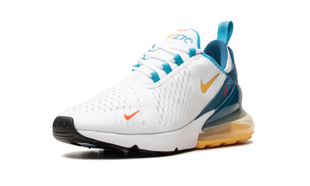 Air Max 270 "White Industrial Blue Citron Pulse" FJ4000 100