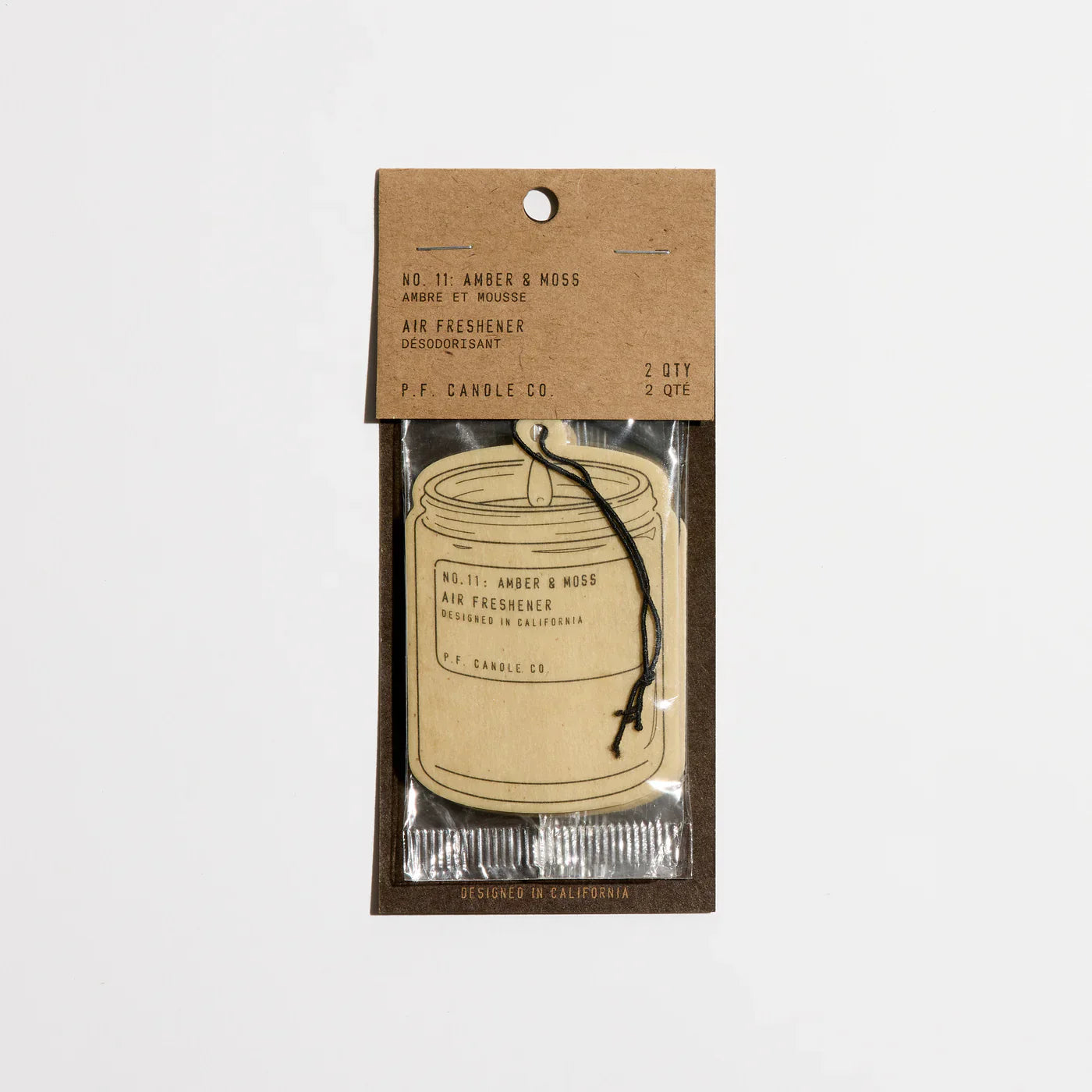 Amber & Moss– Air Freshener 2 pack