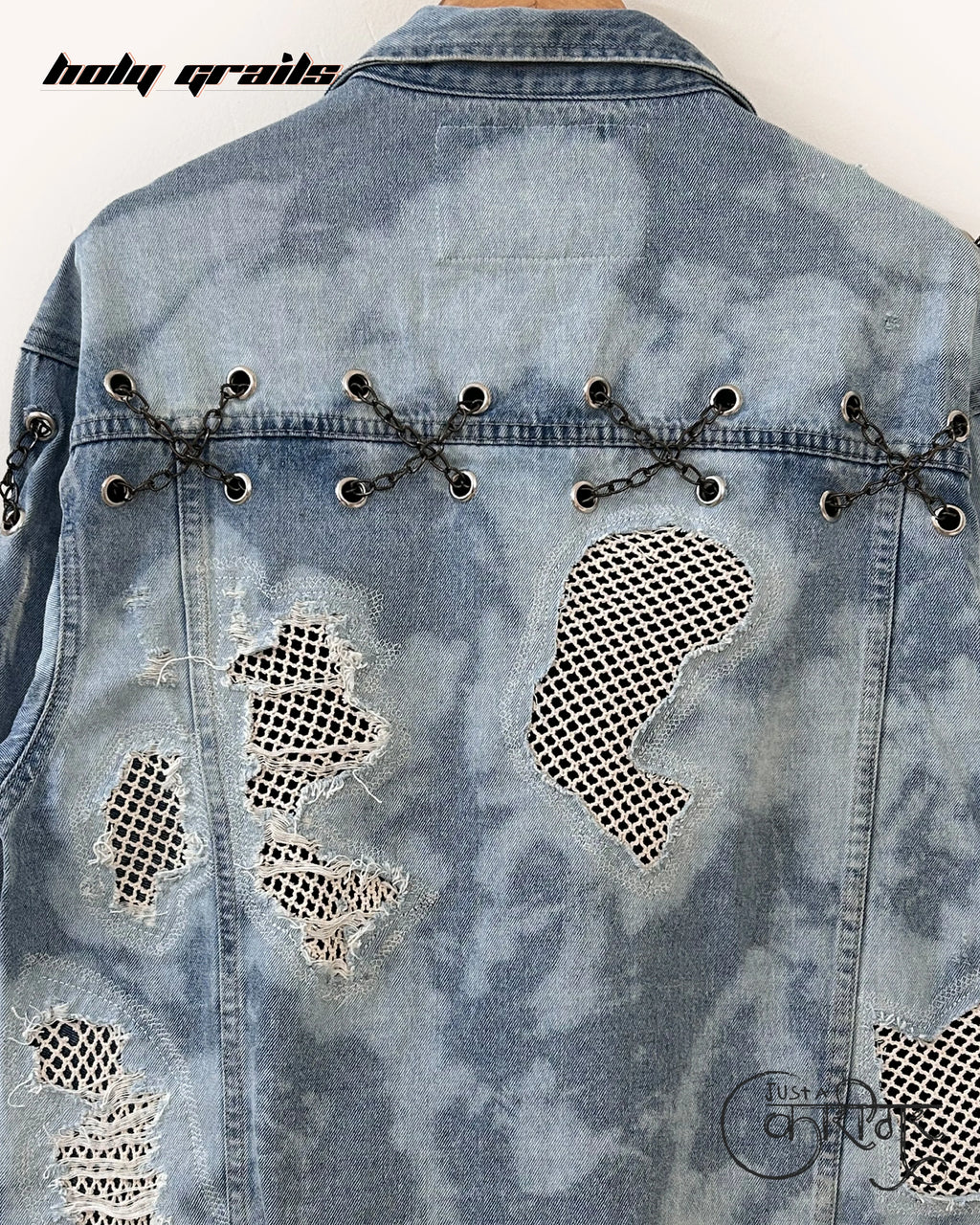 Sheep In Wolf Blue Denim Jacket HG x Just A Karigar
