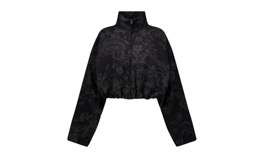 Sportswear Collection Oversized Jacquard Track Jacket WMNS "Black / Anthracite / Black" HF9579 010