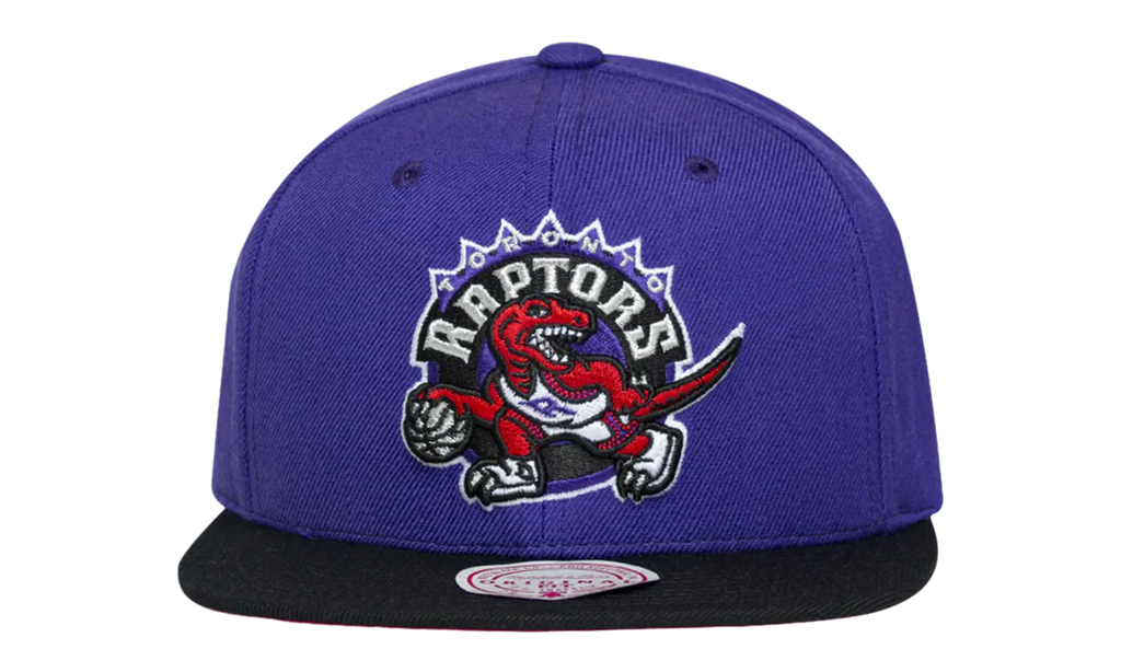 NBA 2-Tone Classic Snapback Cap "Toronto Raptors - Purple / Black" 6HSSJS18093 TRAPRBK