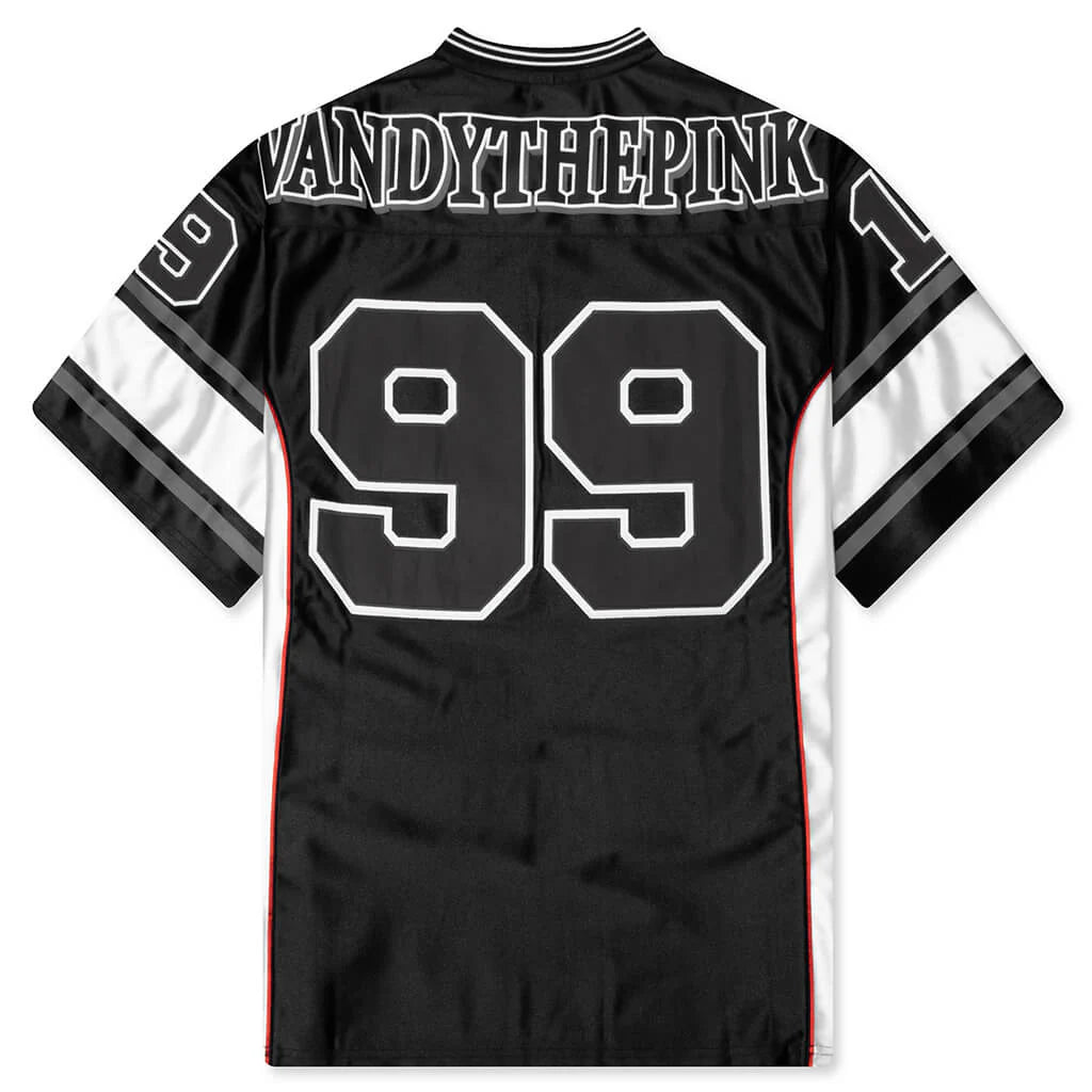 Eye Logo Football Jersey Black