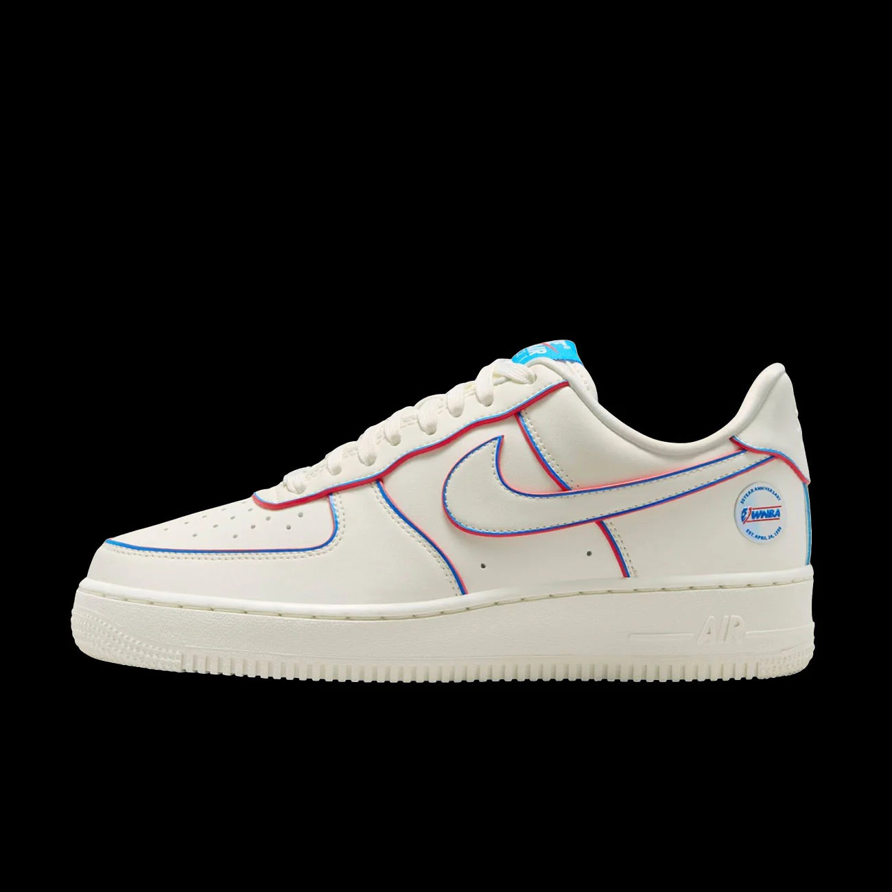 WMNS Nike Air Force 1 07 WNBA 30th Sail Multi Color Action Red
