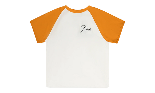 Raglan T-Shirt "White / Orange" RHDMTPS0144 ORN