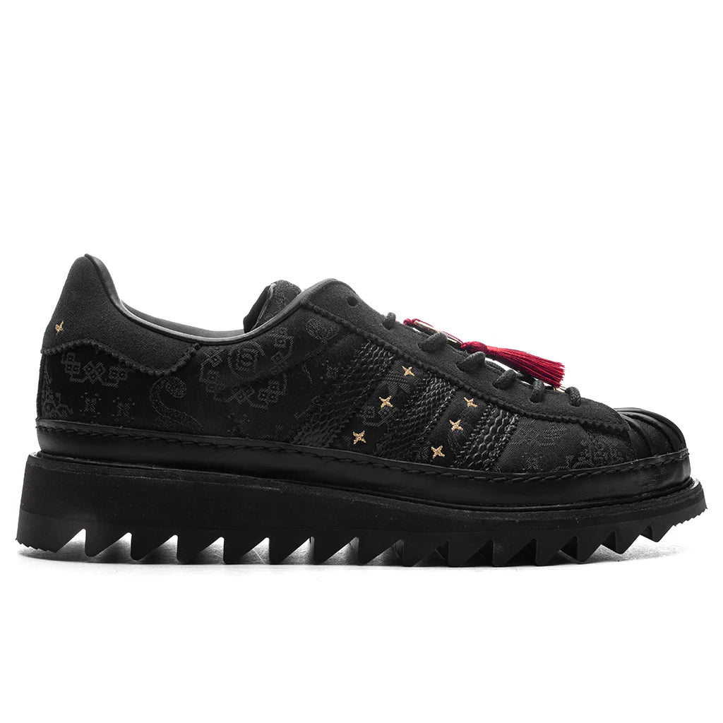 Adidas x CLOT Superstar Chinese New Year Core Black Carbon Gold Metallic